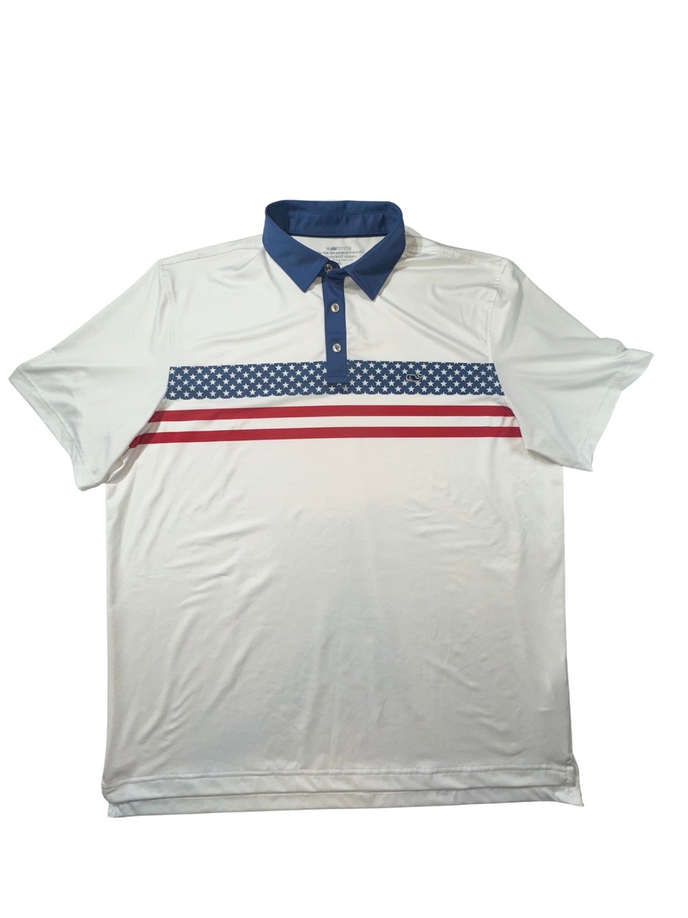 Vineyard Vines On-the-Go Sankaty American Flag Polo Men’s XL
